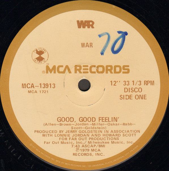 War - Good, Good Feelin' / Galaxy