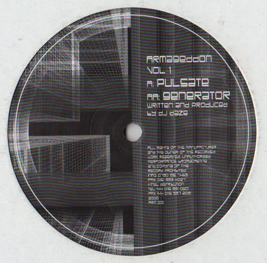 DJ Daze - Armageddon Vol 1