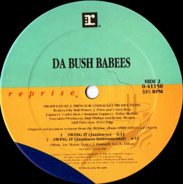 Da Bush Babees - Swing It