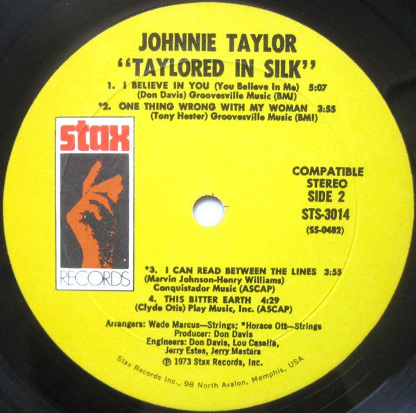 Johnnie Taylor - Taylored In Silk