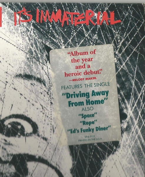 It's Immaterial - Life's Hard And Then You Die
