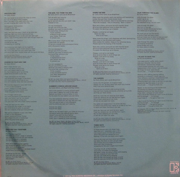 Carly Simon - Anticipation