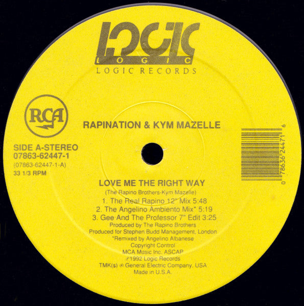 The Rapino Brothers - Love Me The Right Way