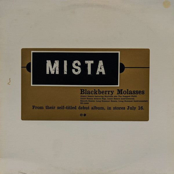 Mista - Blackberry Molasses
