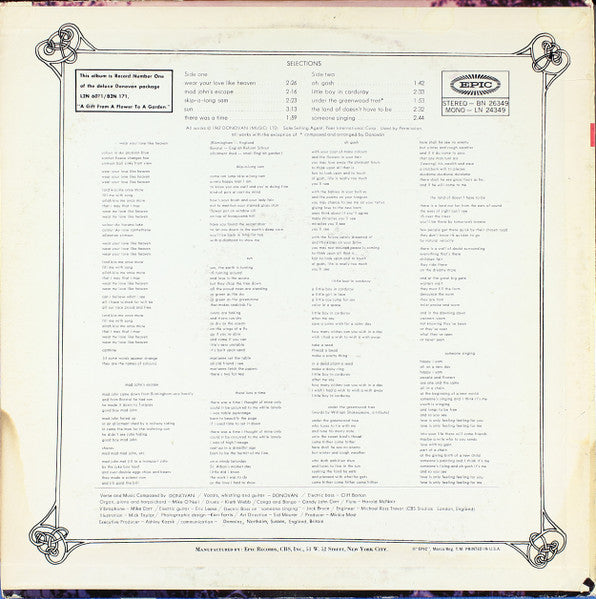 Donovan - Wear Your Love Like Heaven