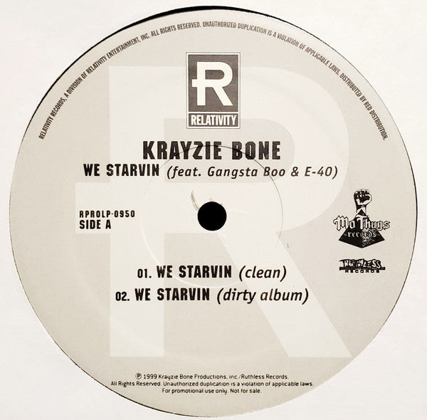 Krayzie Bone - We Starvin / Heated Heavy