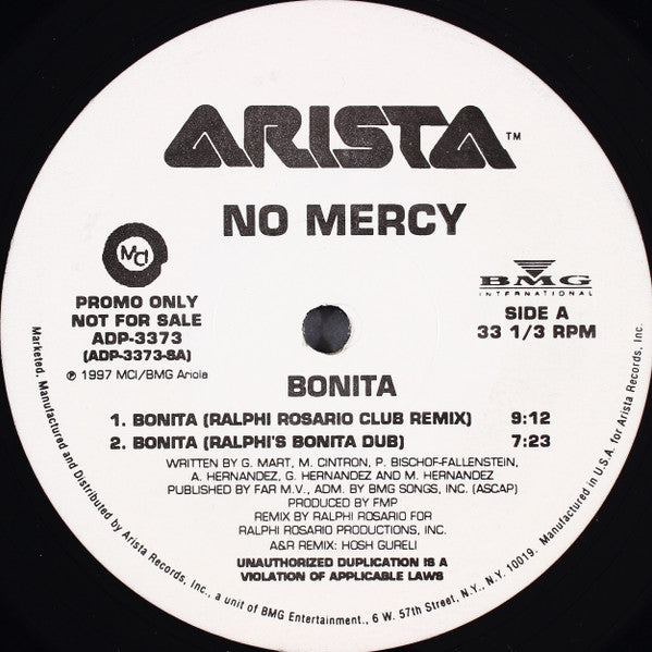No Mercy - Bonita