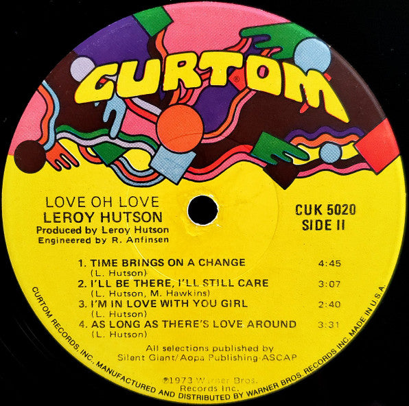 Leroy Hutson - Love Oh Love