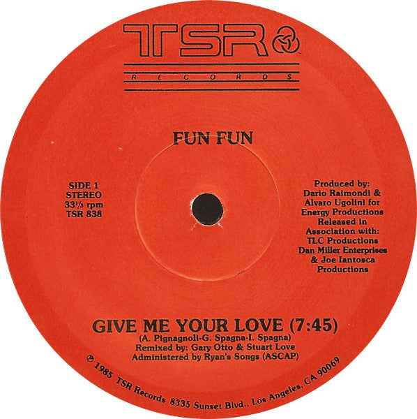 Fun Fun - Give Me Your Love / Tell Me
