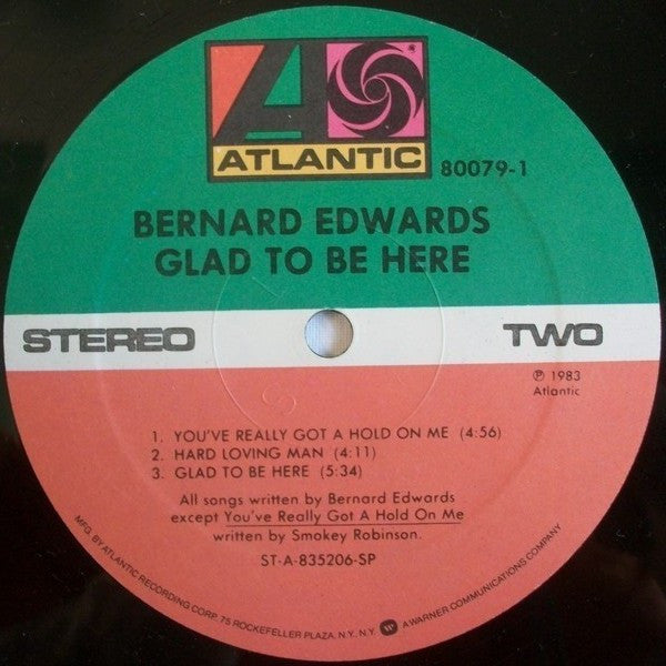 Bernard Edwards - Glad To Be Here