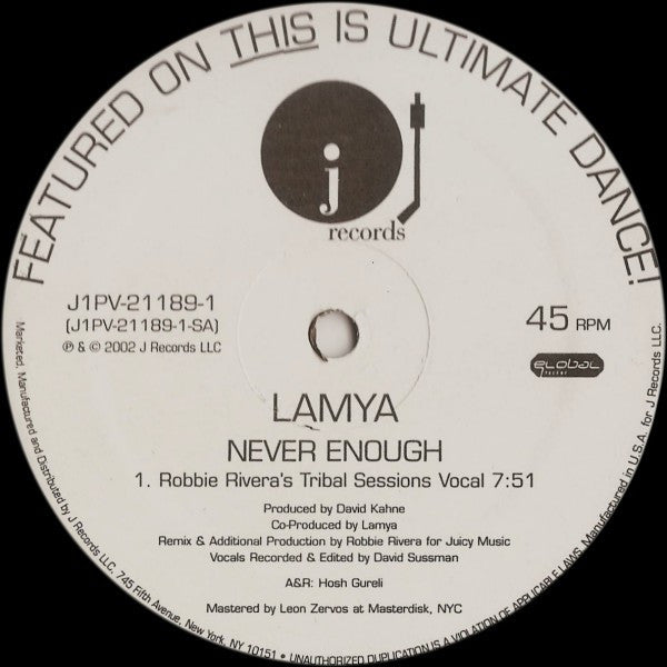 Lamya - Never Enough