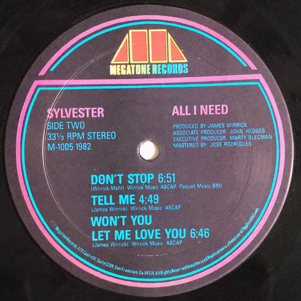 Sylvester - All I Need