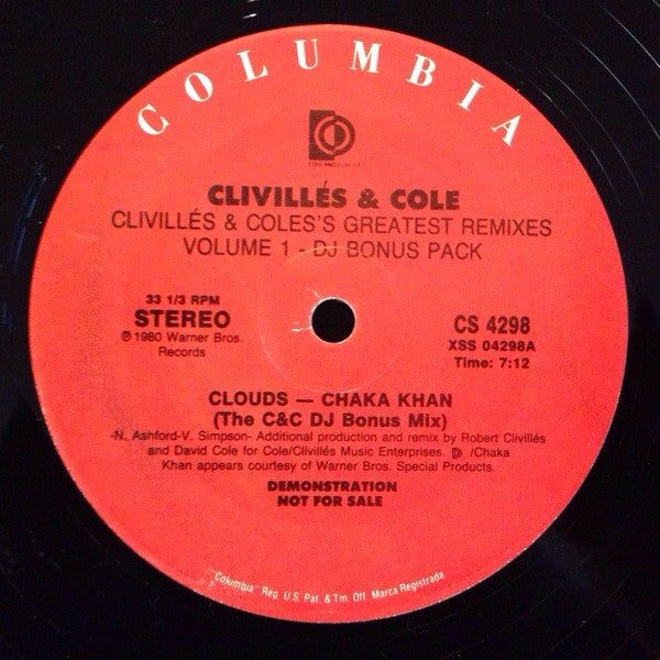 Clivillés & Cole's Greatest Remixes (Volume 1 - DJ Bonus Pack)