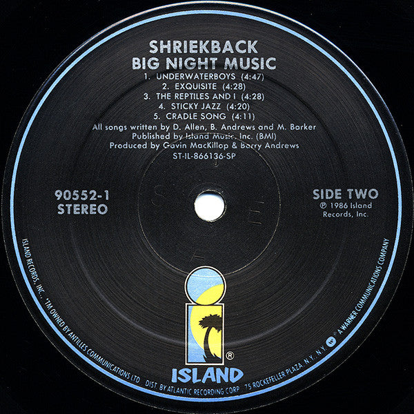 Shriekback - Big Night Music