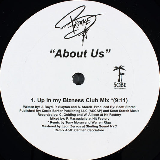 Brooke Hogan - About Us (Tony Moran & Warren Rigg Remixes)