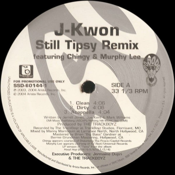 J-Kwon - Still Tipsy (Remix) / Hood Hop
