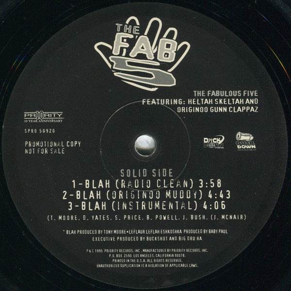 The Fabulous Five - Blah / Leflah