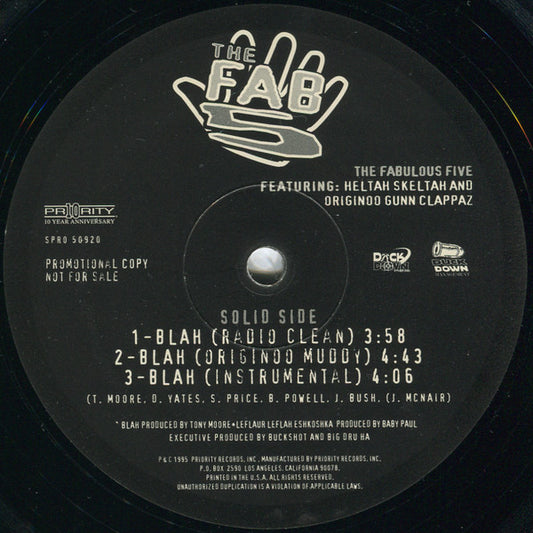 The Fabulous Five - Blah / Leflah