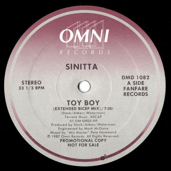 Sinitta - Toy Boy