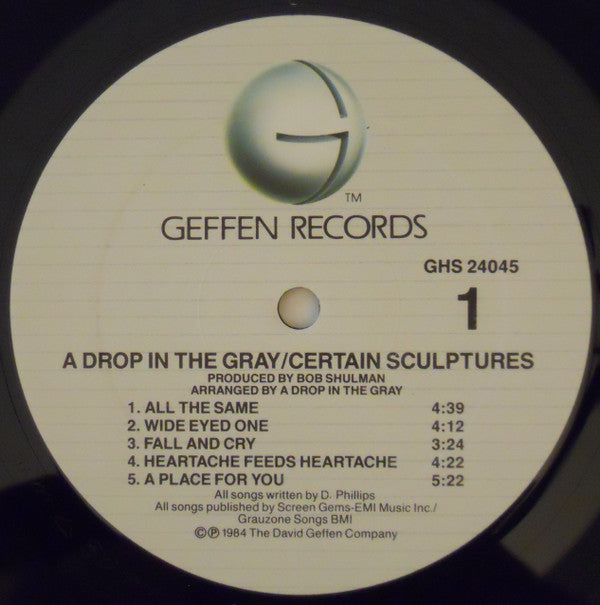 A Drop In The Gray - Certain Sculptures