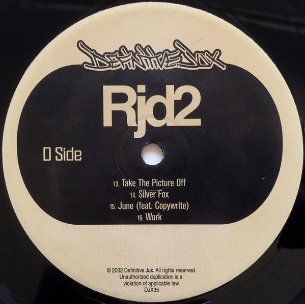 RJD2 - Deadringer [Definitive Jux, 1st PRESS, 2002]
