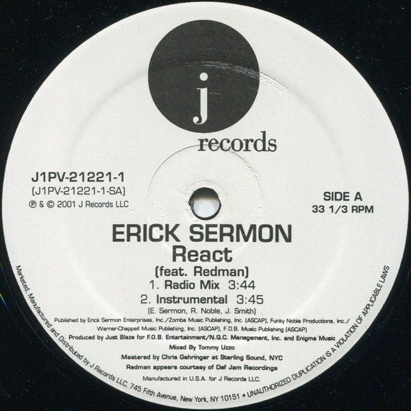 Erick Sermon - React