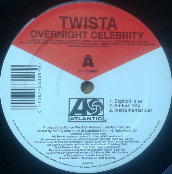 Twista - Overnight Celebrity / Like A 24
