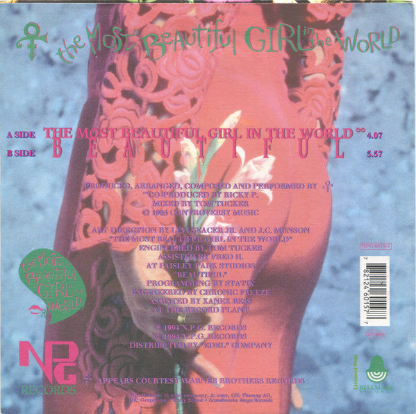 The Artist (Formerly Known As Prince) - The Most Beautiful Girl In The World