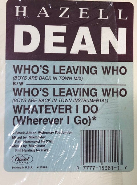 Hazell Dean - Who's Leaving Who