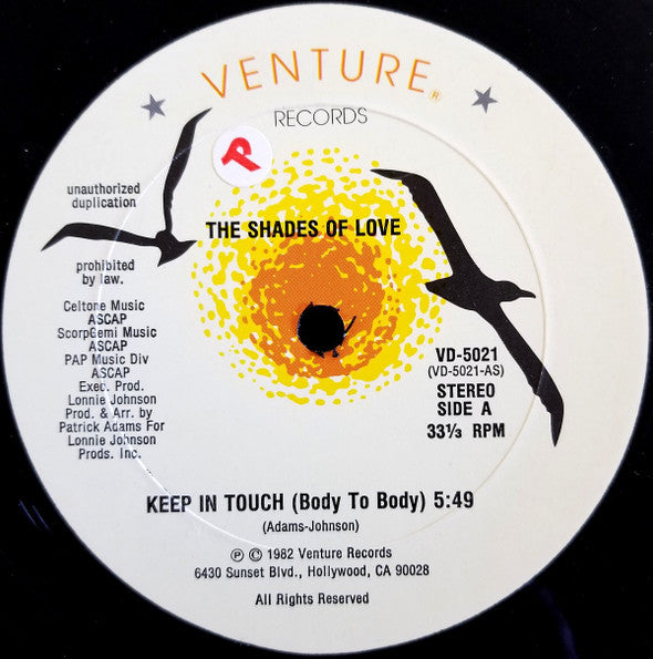 Shades Of Love - Keep In Touch (Body To Body)