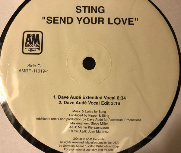 Sting - Send Your Love