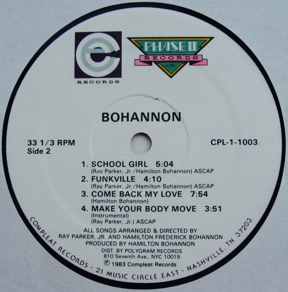 Hamilton Bohannon - Make Your Body Move