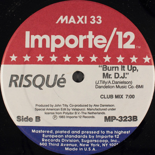 Risqué (2) - Burn It Up, Mr. D.J.