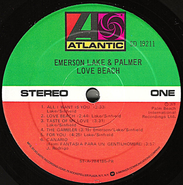 Emerson, Lake & Palmer - Love Beach