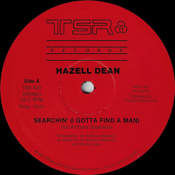 Hazell Dean - Searchin' (I Gotta Find A Man) (Original & Special Extended Re-Mix Versions)