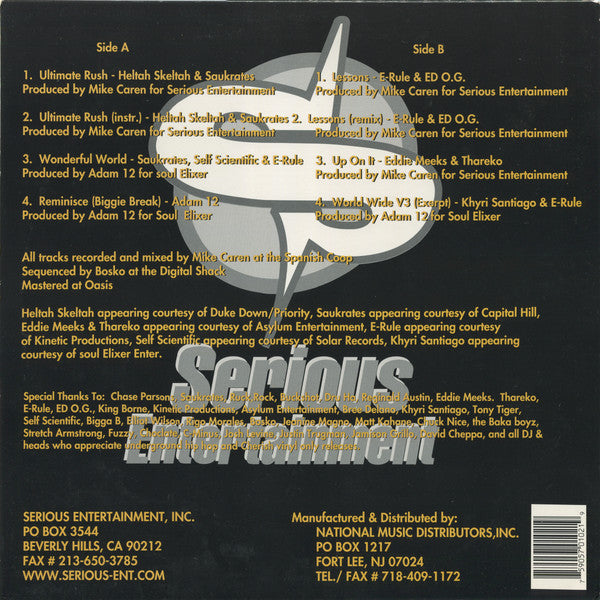 DJ Adam 12 - World Wide Originals