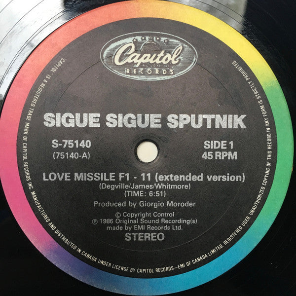 Sigue Sigue Sputnik - Love Missile F1-11
