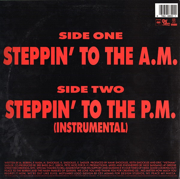 3rd Bass - Steppin' To The A.M.