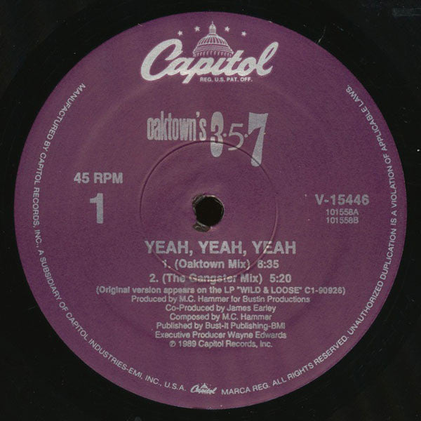 Oaktown's 3-5-7 - Yeah, Yeah, Yeah
