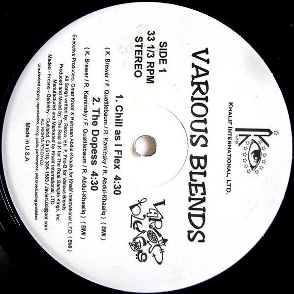 Various Blends - Chill As I Flex / The Dopess
