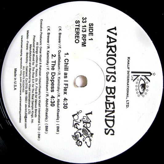 Various Blends - Chill As I Flex / The Dopess