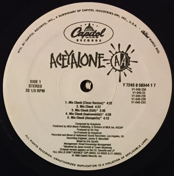 Aceyalone - Mic Check