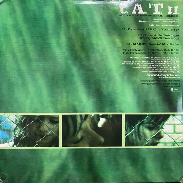All The Things She Said (Remixes)