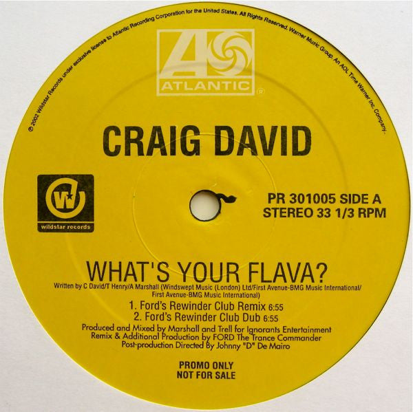 Craig David - What's Your Flava?