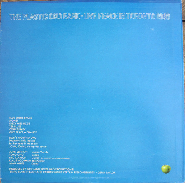 The Plastic Ono Band - Live Peace In Toronto 1969
