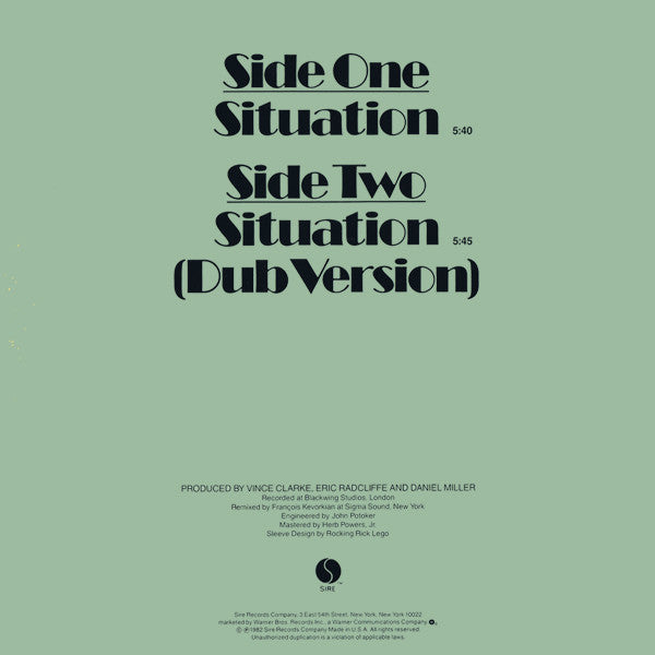 Yazoo - Situation