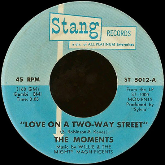 The Moments - Love On A Two-Way Street