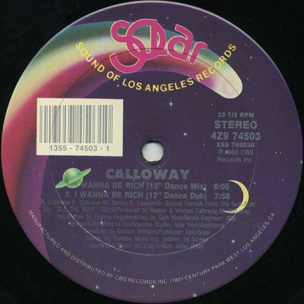 Calloway - I Wanna Be Rich