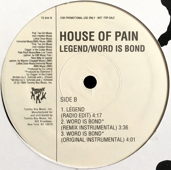 House Of Pain - Legend / Word Is Bond