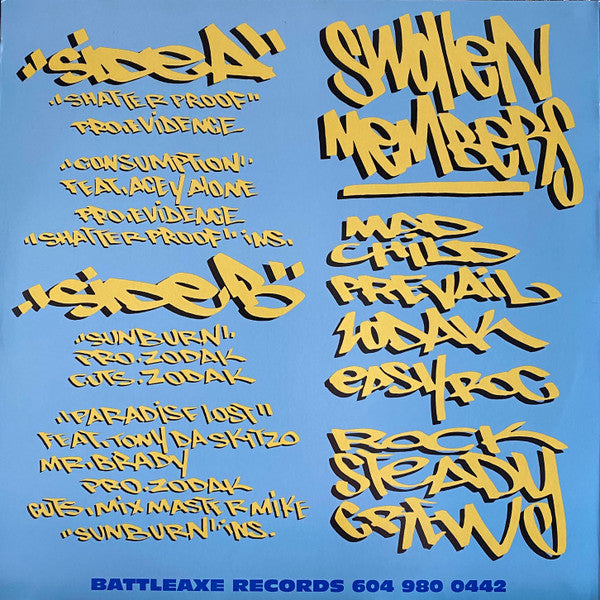 Swollen Members - Shatter Proof / Consumption / Sunburn / Paradise Lost